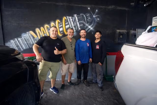 Equipe GL Car na oficina