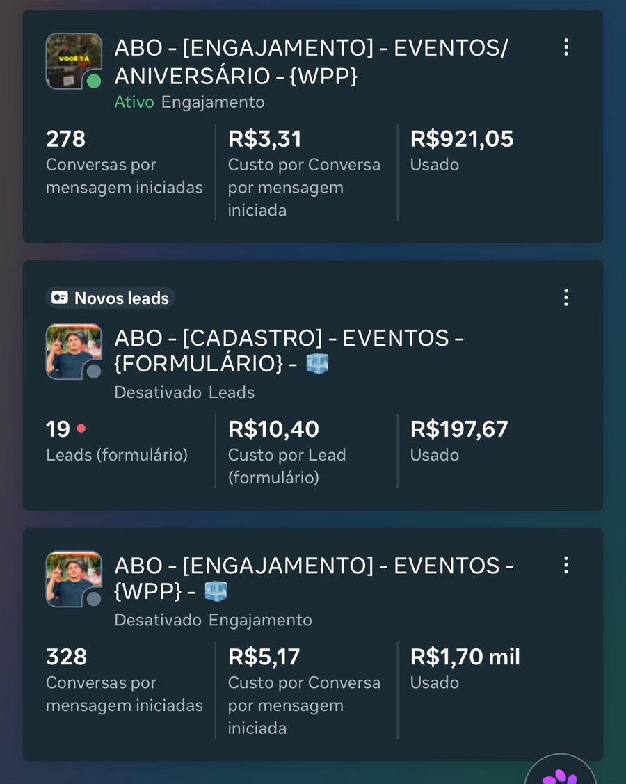Print real Meta Ads